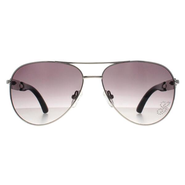 Guess silver gradient women's sunglasses, imported from the UK