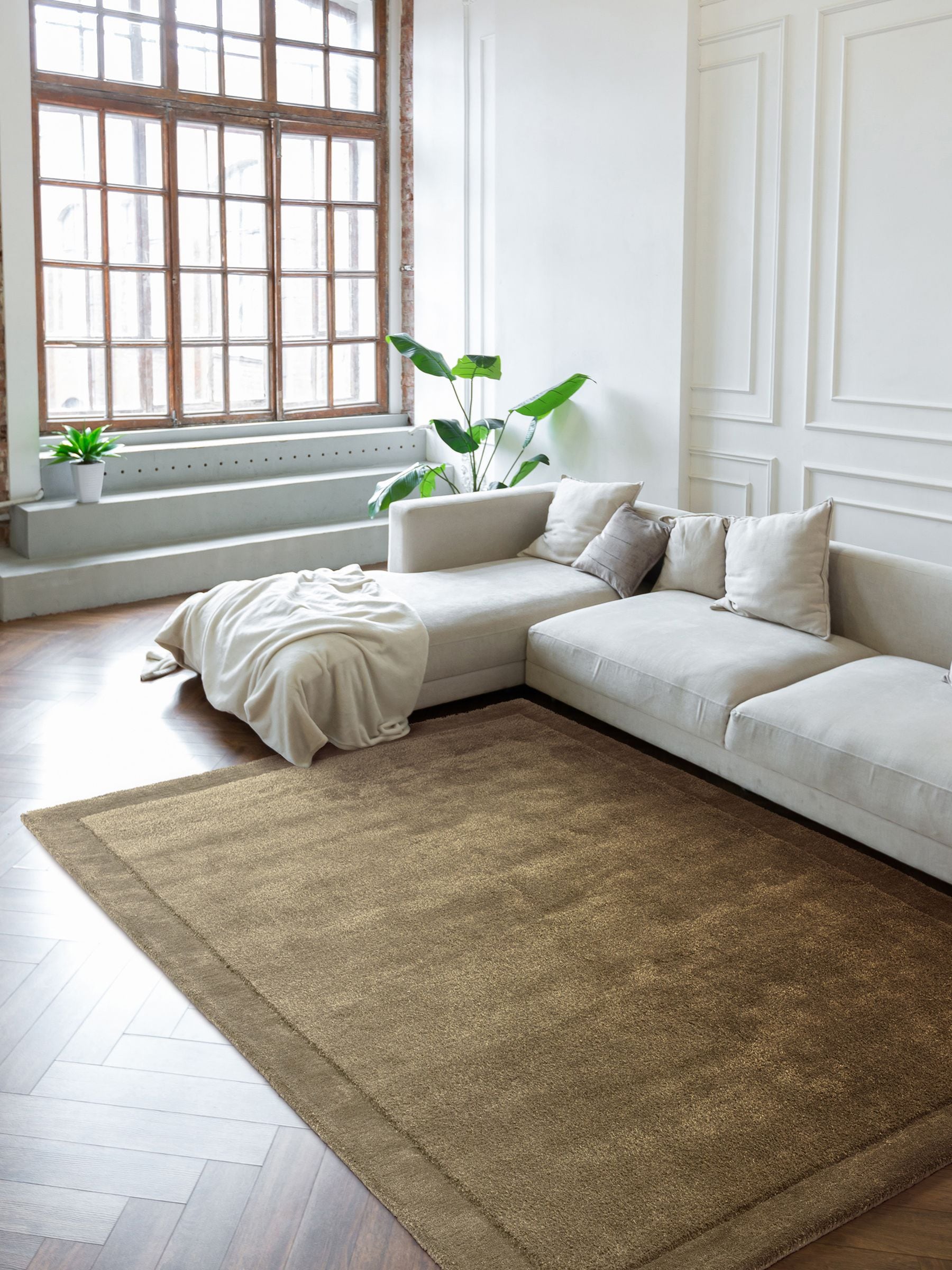 Asiatic Rugs Olive Rise rug hand tufted wool blend British brand