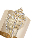 Joanna Buchanan shell-adorned napkin rings set of 2, UK version