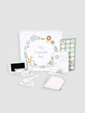 JoJo Maman Bébé baby keepsake memory box with milestone cards, UK version