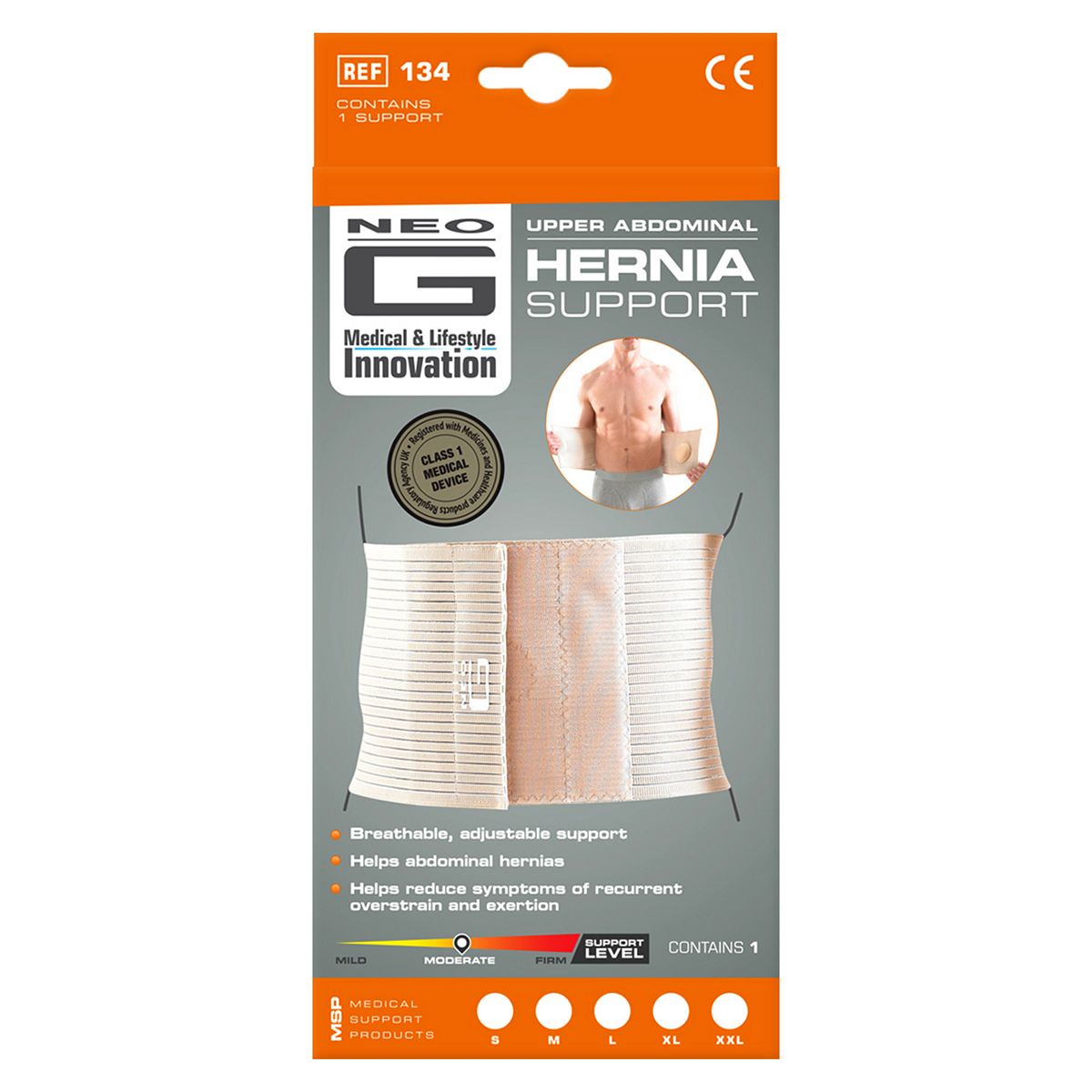 Neo G Upper Abdominal Hernia Support - X Large GOODS Boots   