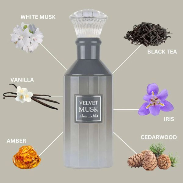 Lattafa Velvet Musk EDP spray 100ml, UK version