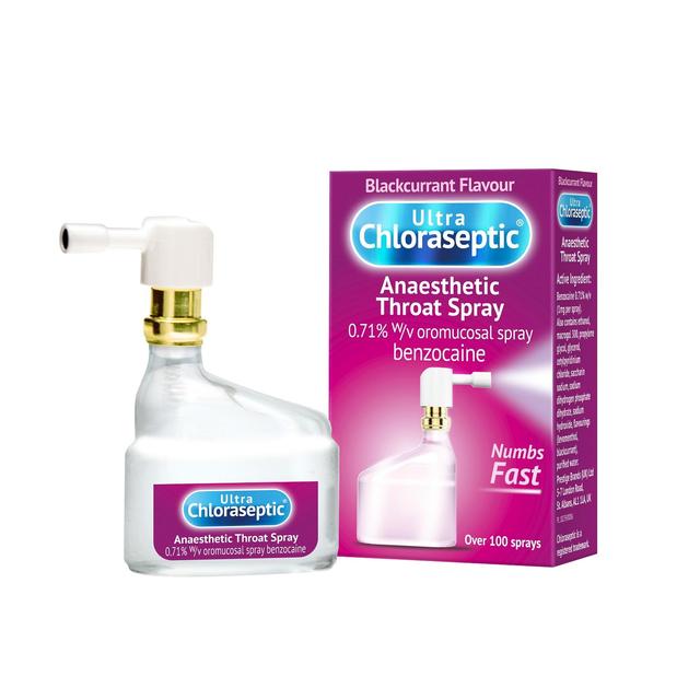 Ultra Chloraseptic Anaesthetic Throat Spray Blackcurrant   15ml