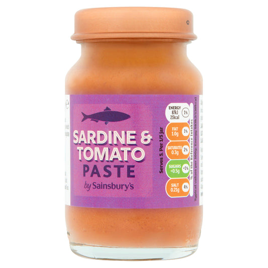 Sainsbury's Sardine & Tomato Paste 75g GOODS Sainsburys   