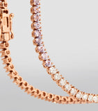 Anita Ko Hepburn bracelet with rose gold diamonds and pink sapphires (British brand)