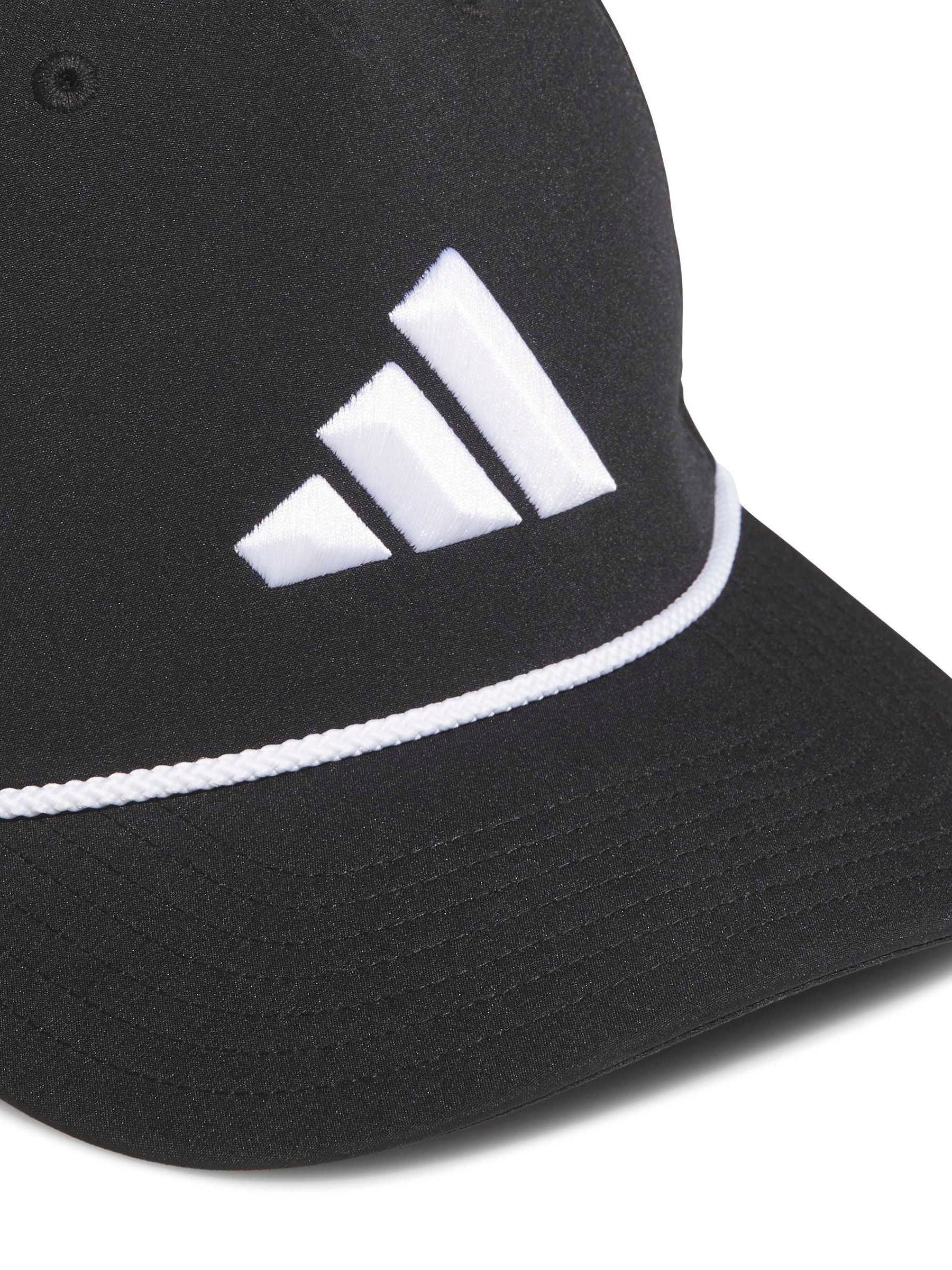 Adidas golf hat Black Tour 5 Panel, imported from the UK