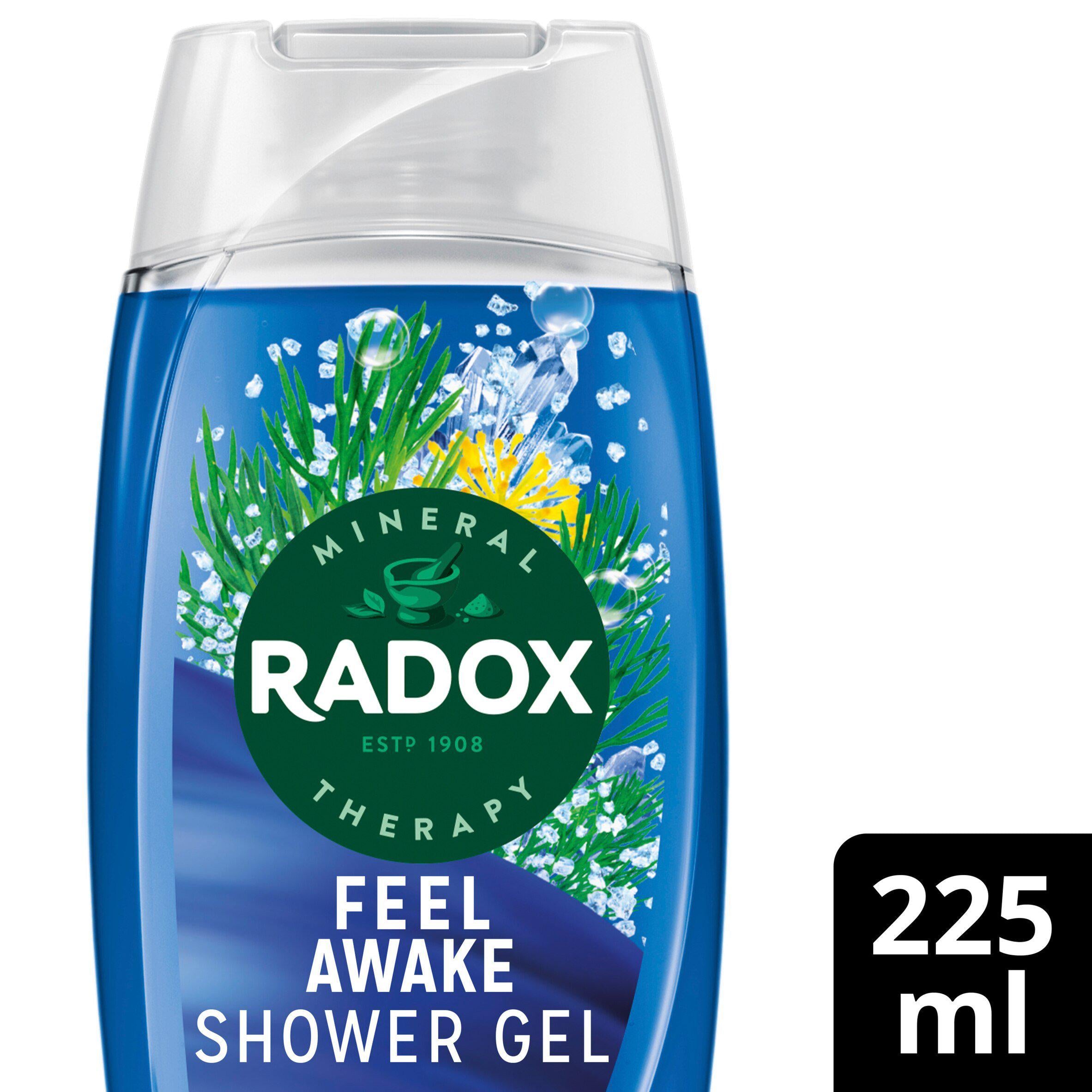 Radox Feel Awake 2 In 1 Shower Gel & Shampoo Sea Mineral & Fennel 225ml Price Lock Sainsburys   