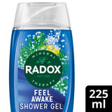 Radox Feel Awake 2 In 1 Shower Gel & Shampoo Sea Mineral & Fennel 225ml Price Lock Sainsburys   