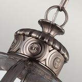 Feiss Adams 4 light pendant chandelier in 2 finishes - British product