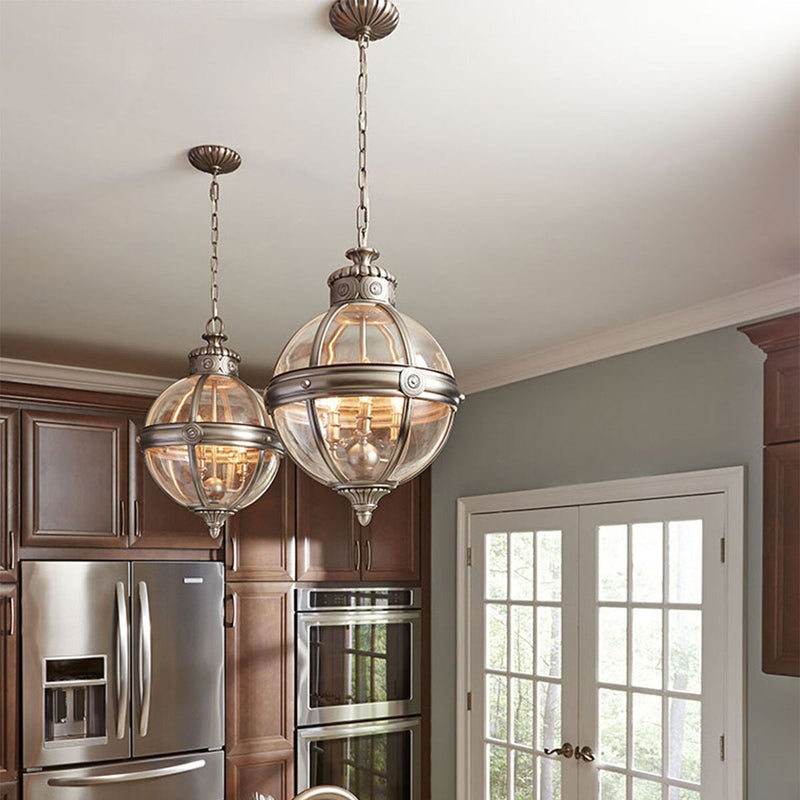 Feiss Adams 4 light pendant chandelier in 2 finishes - British product