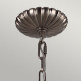 Feiss Adams 4 light pendant chandelier in 2 finishes - British product