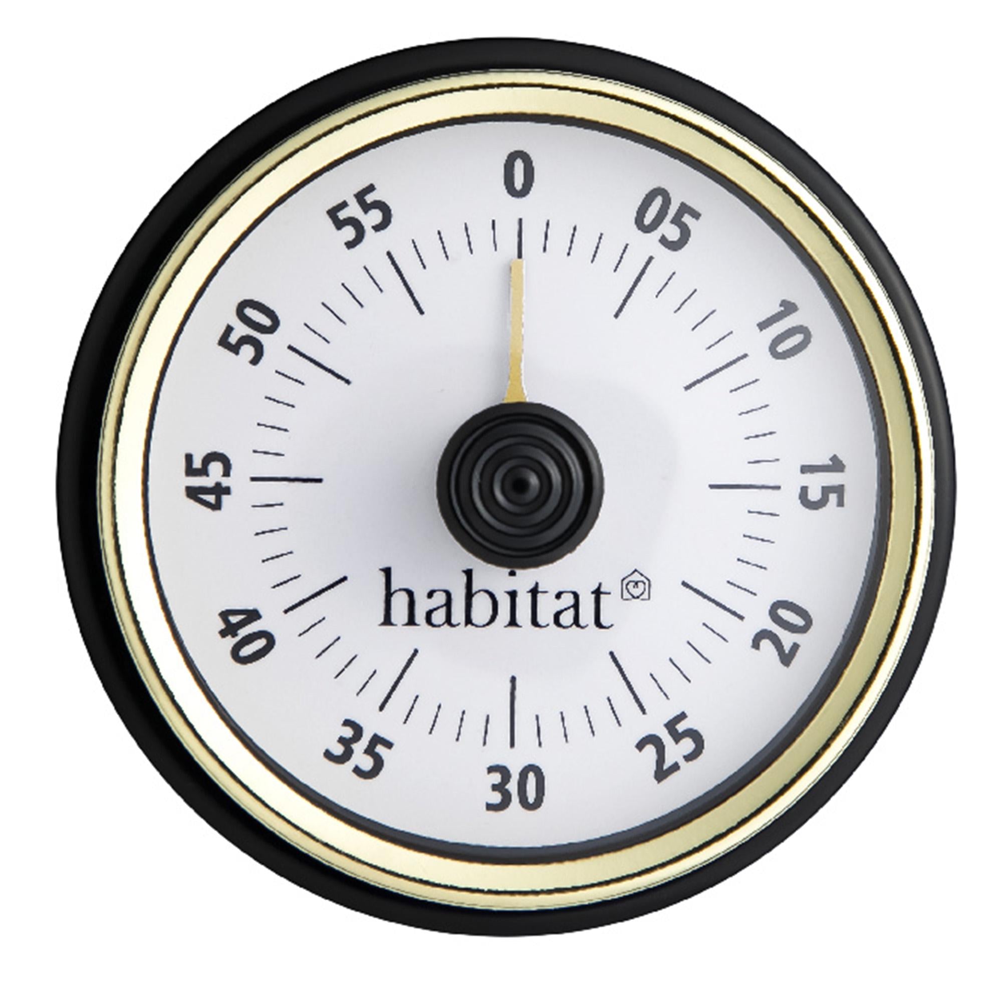 Habitat Winter Bouquet Retro Brass Timer GOODS Sainsburys   