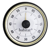 Habitat Winter Bouquet Retro Brass Timer GOODS Sainsburys   