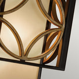 Feiss Remy wall light Parisienne Gold Heritage Bronze - British product