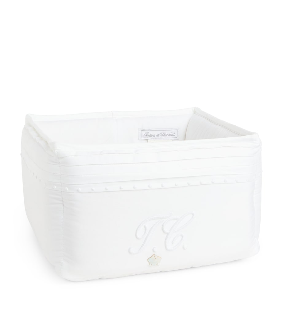 Tartine et Chocolat monogram basket 25cm, UK version