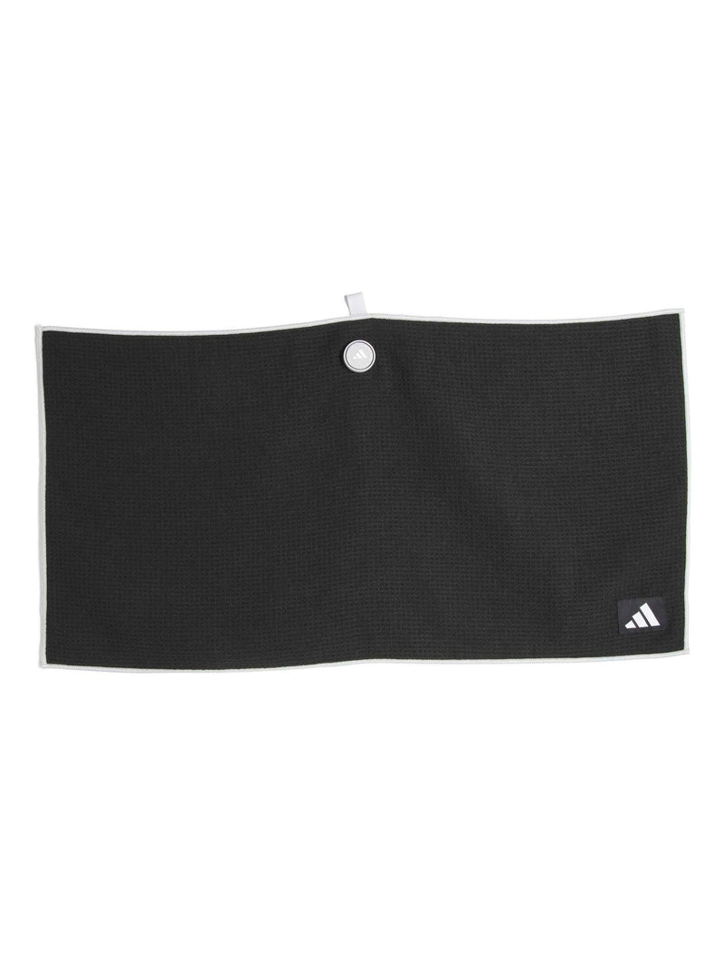 Adidas Golf Towel Black Magnetic Microfiber Players (British brand)