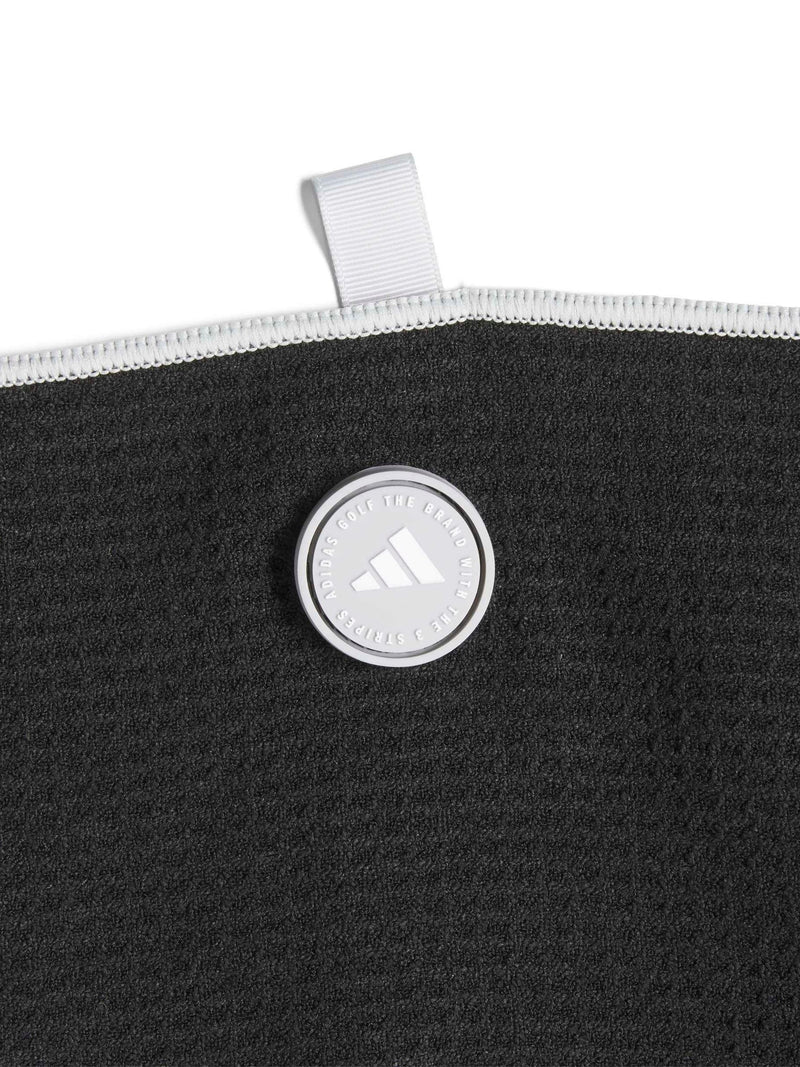 Adidas Golf Towel Black Magnetic Microfiber Players (British brand)
