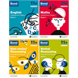 Bond 11+ 4-book pack for ages 9-11 years (British brand)