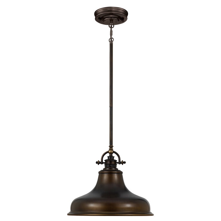 Quoizel Emery pendant light in Palladian Bronze (British brand)