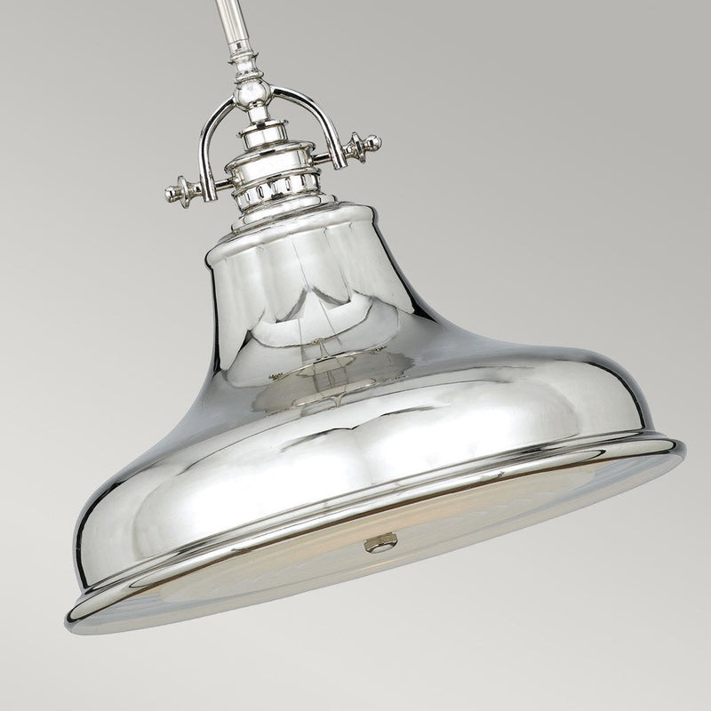 Quoizel medium pendant light in three finishes (British brand)