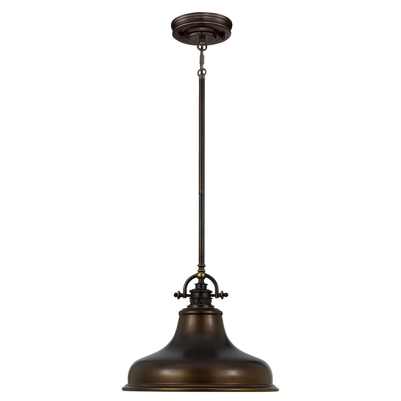 Quoizel Emery pendant light in Palladian Bronze (British brand)