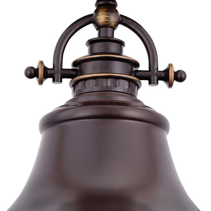 Quoizel Emery pendant light in Palladian Bronze (British brand)