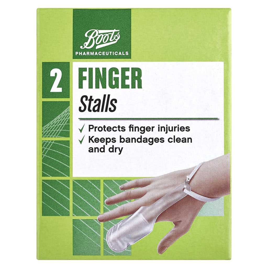 Boots Pharmaceuticals Finger Stalls- One Size (Pack of 2)