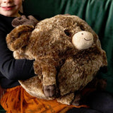 Cozy Noxxiez Reindeer plush hand warmer cushion, imported from the UK