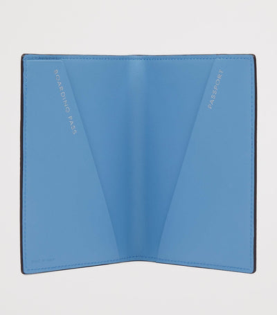 Harrods Panama Leather Stars Passport Cover 14.5cm x 10cm- Buy online at McGrocer