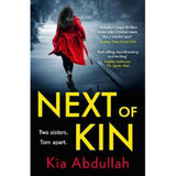 Kia Abdullah Next of Kin paperback legal thriller, UK version