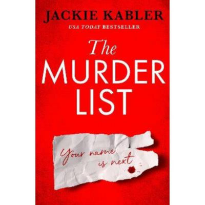 Jackie Kabler The Murder List paperback book, UK version