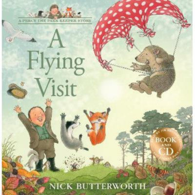Nick Butterworth children's picture book Flying Visit paperback - British product