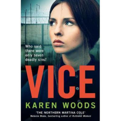 Karen Woods Paperback Vice crime novel (British brand)