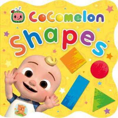 CoComelon JJ shapes board book for little learners (British brand)