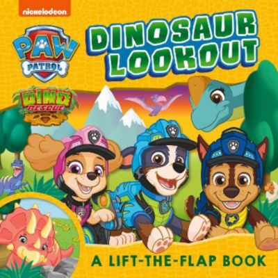 PAW Patrol lift-the-flap book dinosaur - British product