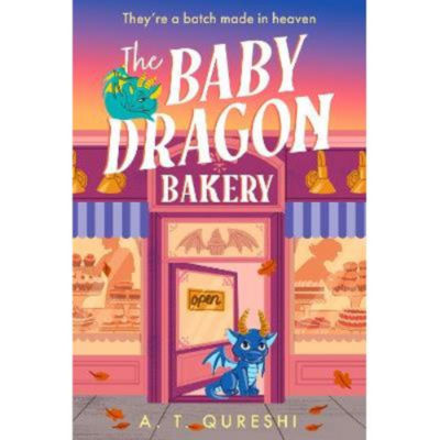 A. T. Qureshi paperback book Baby Dragon Bakery, UK version