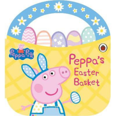 Peppa Pig shaped board book Easter basket handle - British product