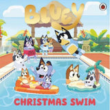Bluey children's book Christmas Swim, imported from the UK