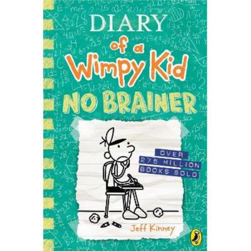 Diary of a Wimpy Kid: No Brainer (Book 18) by Jeff Kinney GOODS ASDA   