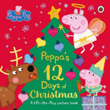 Peppa Pig 12 Days of Christmas lift the flap book - British product