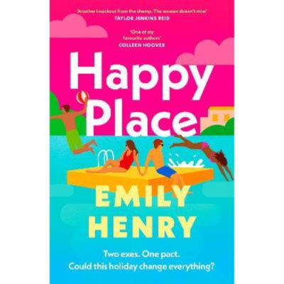 Emily Henry Happy Place hardback romance novel, imported from the UK
