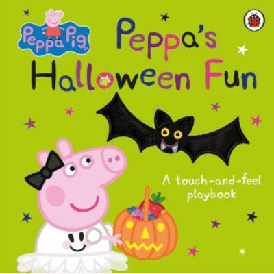 Peppa Pig Halloween Fun touch-and-feel book, imported from the UK