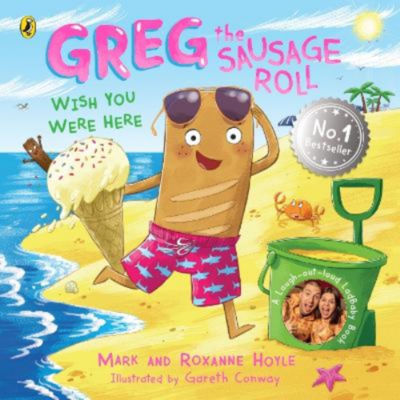 LadBaby Greg the Sausage Roll Wish You Were Here children's book - British product