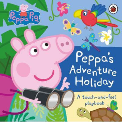 Peppa Pig touch-and-feel adventure book - British product