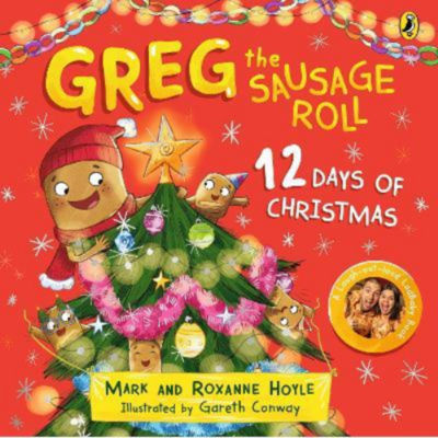 LadBaby Greg the Sausage Roll 12 Days of Christmas board book - British product