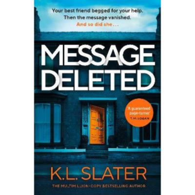 K. L. Slater hardback Message Deleted book - British product