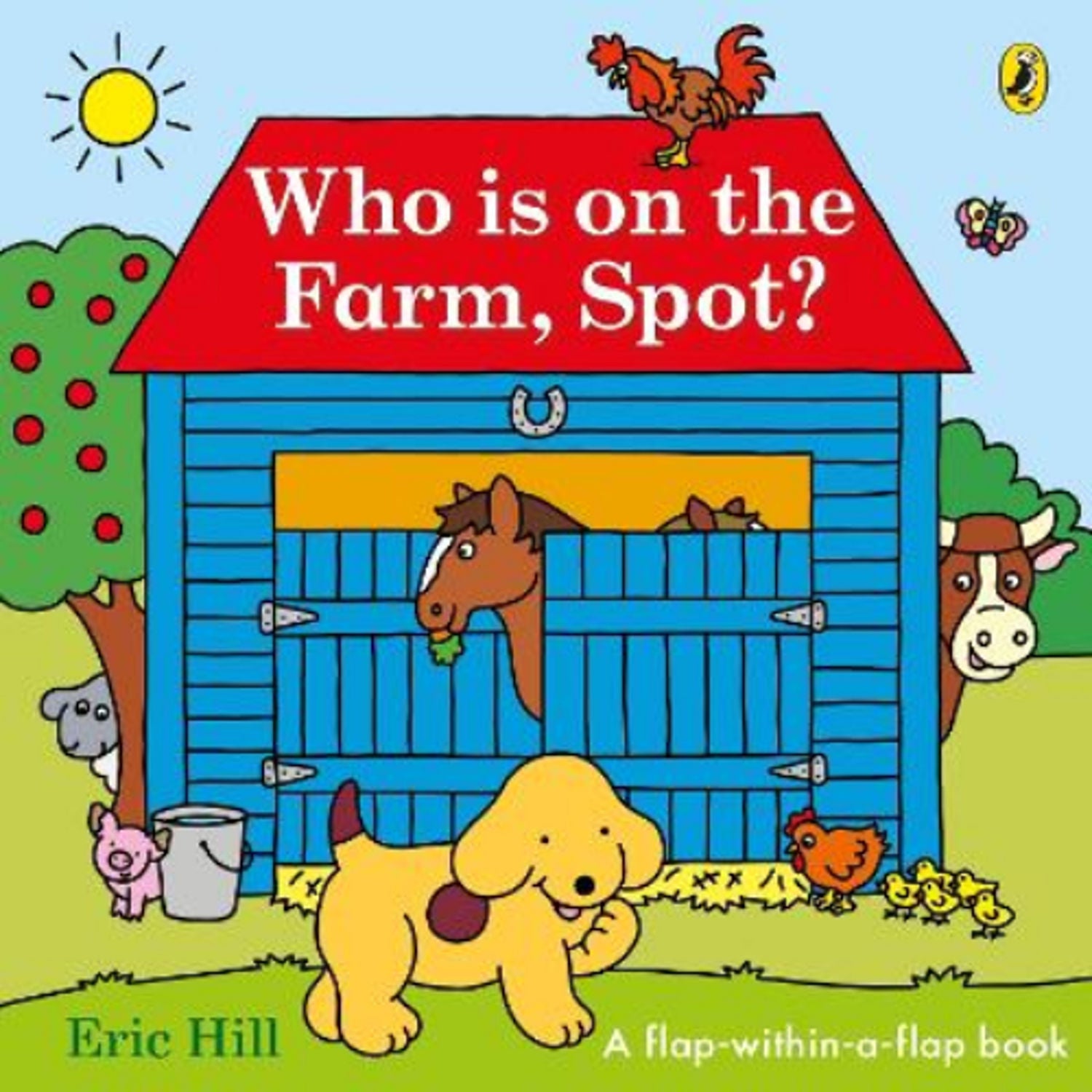 Eric Hill Who is on Farm board book, imported from the UK
