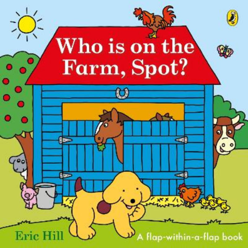 Eric Hill Who is on Farm board book, imported from the UK