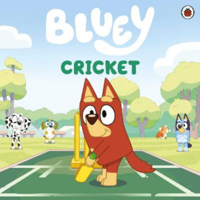 Bluey children's book Cricket paperback, imported from the UK