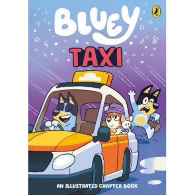 Bluey children's book Taxi paperback (British brand)